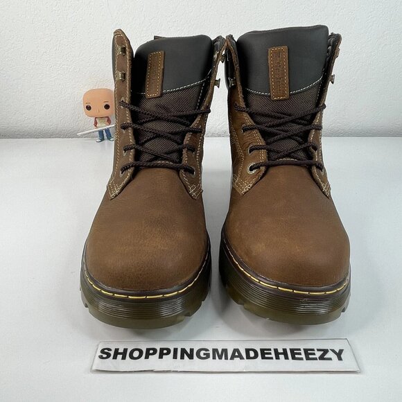 [US 14] DR DOC MARTENS GABION Slip Resistant Work Utility Boots Whiskey Brown main image 5